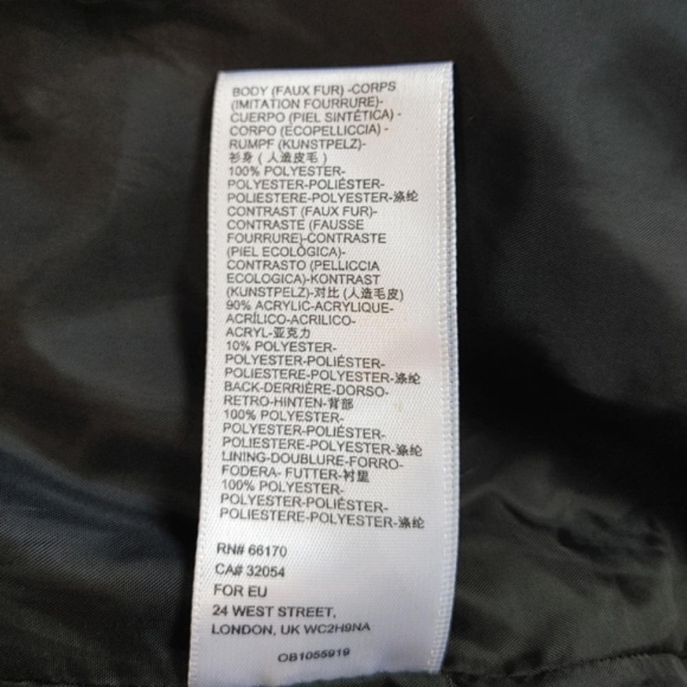 UO Blocked Faux Fur Jacket Bomber Jacket - Picture 10 of 15